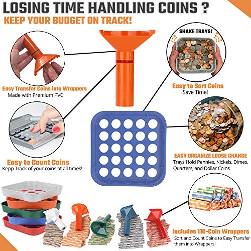 Budgetizer 7088 Coin Counters Tubes & Coin Sorters Tray thumb #1