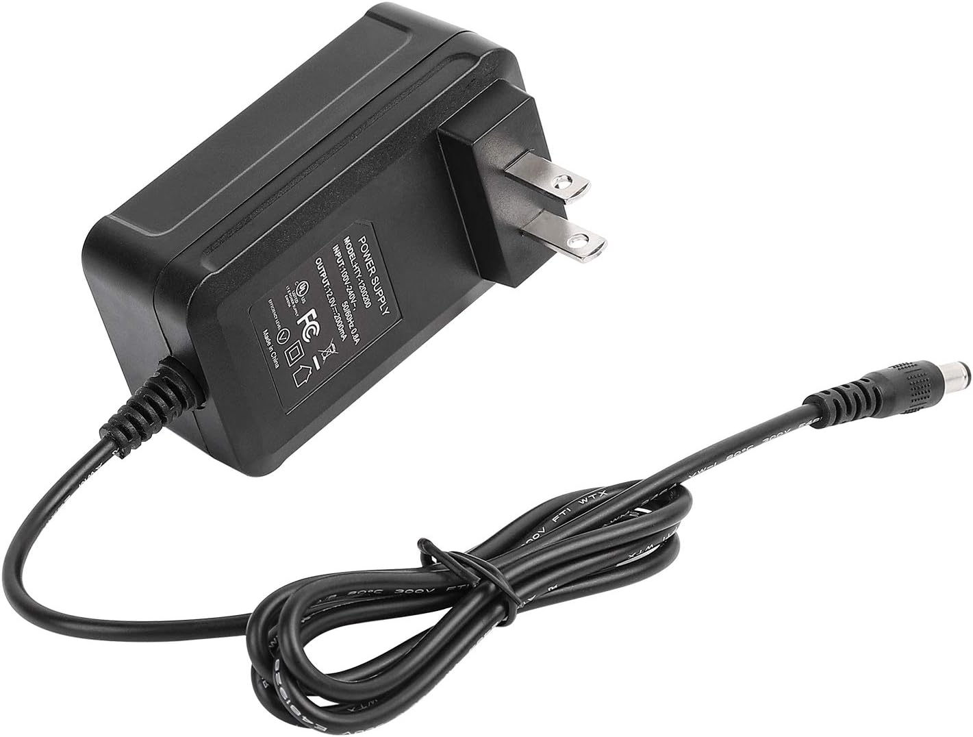 BZONE AC 100-240V to DC 12V Power Adapter Supply Switching Transformer Charger for 5050 3528 RGB RGBW RGBWW LED Light Strip Laptop Cameras Switchboard (12V 2A)