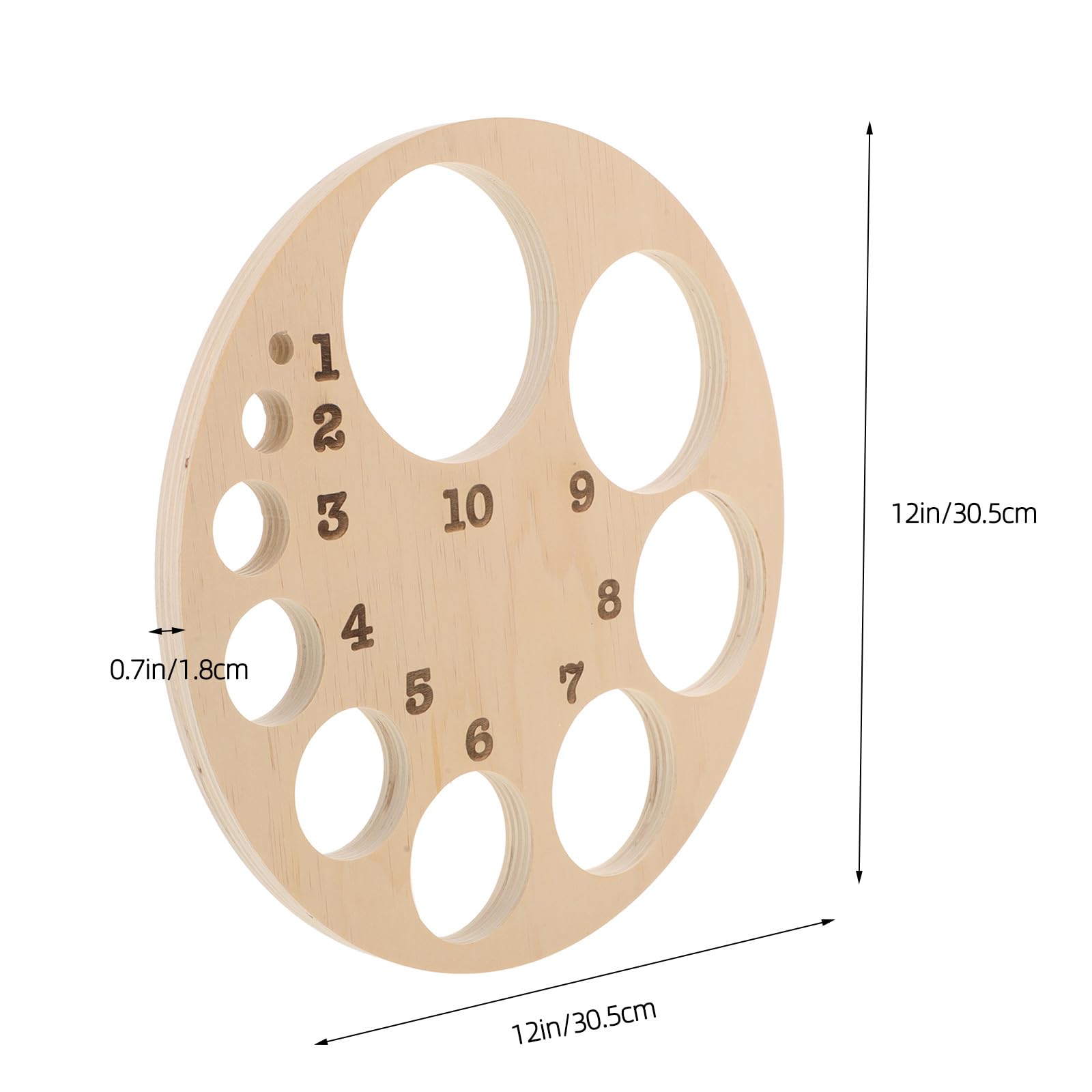 Roue en Bois Position Fœtale pour Élève, Tableau des Dilatations Cervicales, Étirement Cervicales, Réutilisable pour Cours de Préparation à L'accouchement
