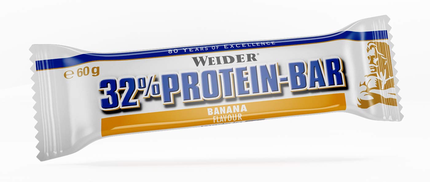 Weider Barre 32% Protéinée Banana 24 x 60 g
