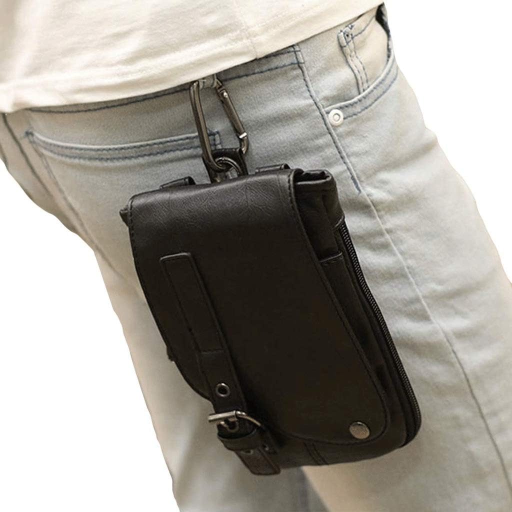 Men's Leather Sling Bag,Chest Shoulder Backpack, waterproof Crossbody