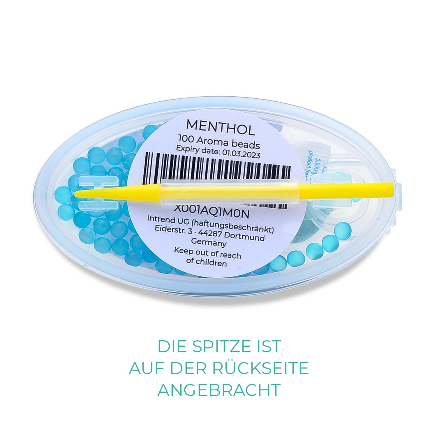 Flavouroom Aroma Click - 2000 Premium Menthol Kugeln Set I Intensiver Flavour Mit Praktischer Box I Einfaches Einsetzen für DIY Filter Erlebnis - Frischer Geschmack