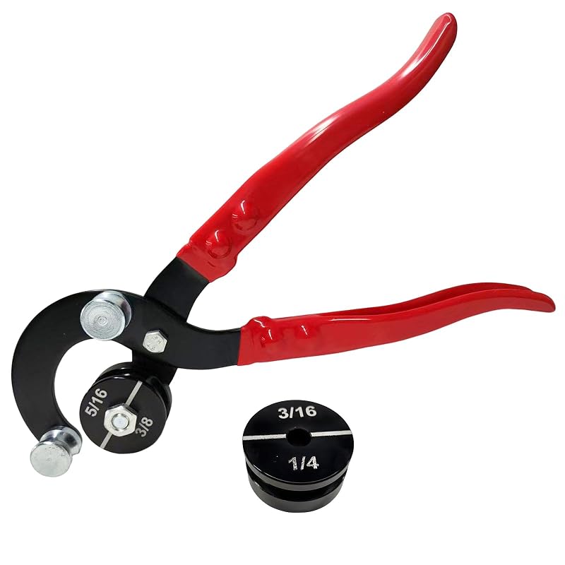 Alicate Curvador de Tubos 4 em 1 MTRPS para Linhas de Freio, 90° e 4 Medidas