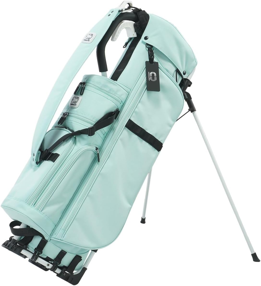 ARMOURIN ARMOURIN 8.5 Inch Caddy Bag Standard Model Basic White/Turquoise