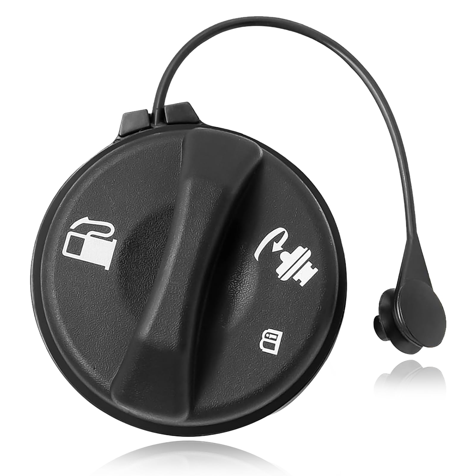 Gas Cap, Fuel Tank Cap Compatible with Chevy GMC Buick Cadillac - Blazer Camaro Cavalier Malibu S10 LeSabre Park Avenue DeVille Jimmy Sonoma, Replaces Gas Cap #GT261, 19207873
