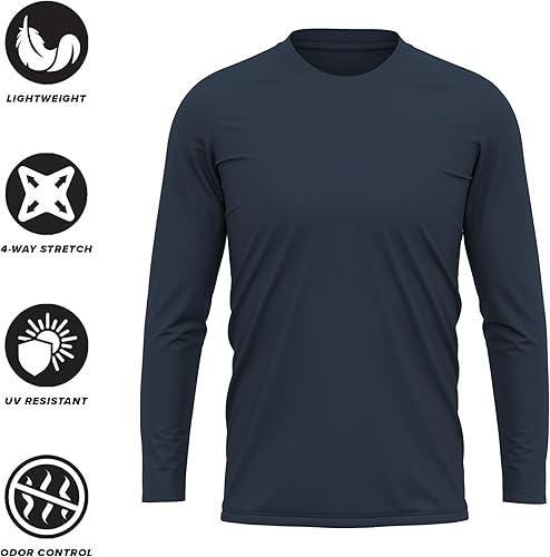 Miniatura 4 de Camisa deportiva de manga larga oficial de la NCAA Collegiate para hombre, colección con logotipo primario