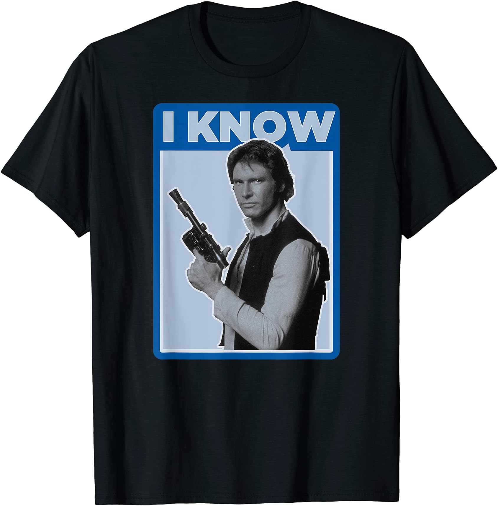 Star WarsHan Solo Iconic Unscripted I KNOW T-ShirtOEKO-TEX STANDARD 100