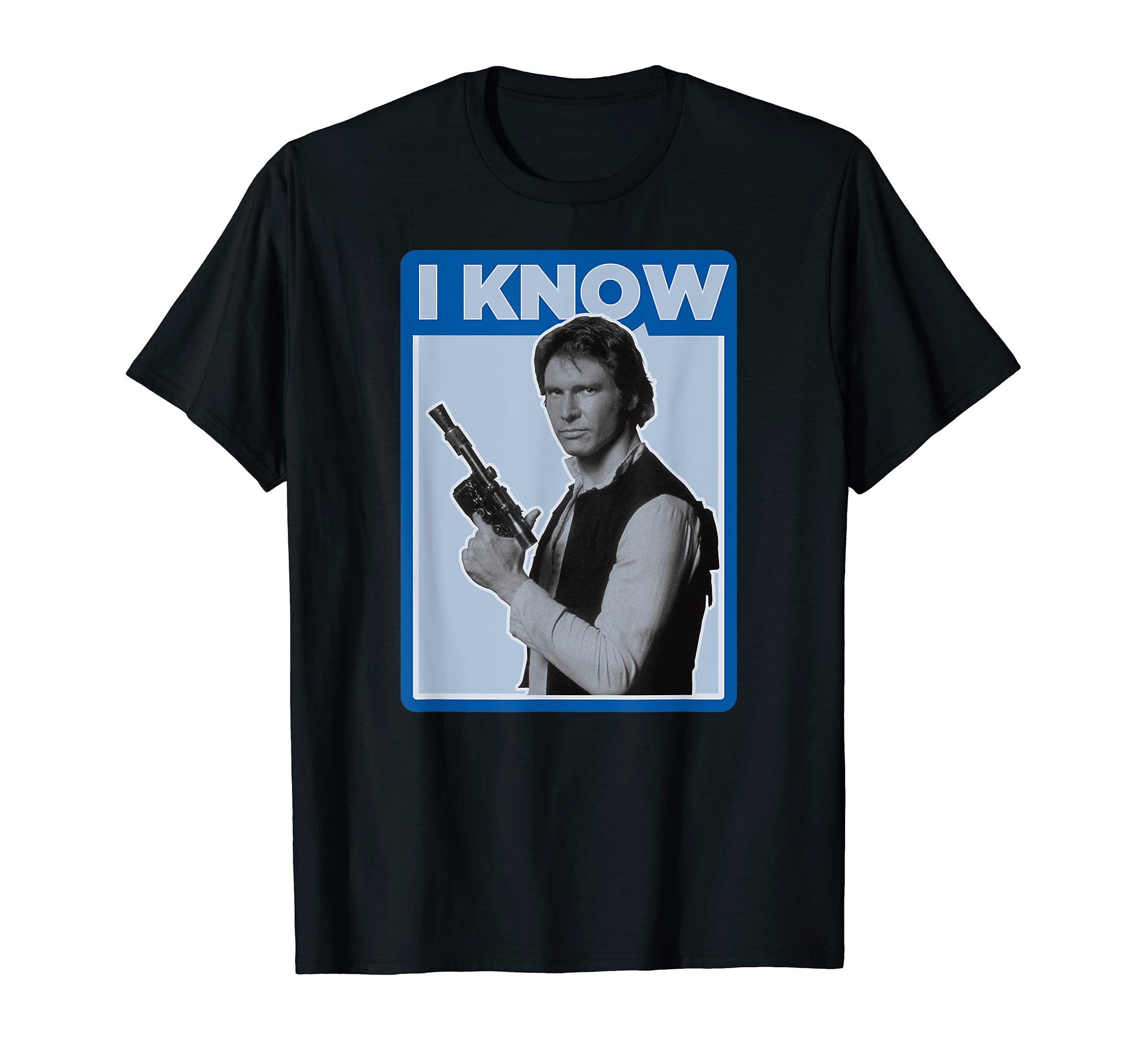 Star WarsHan Solo Iconic Unscripted I KNOW T-ShirtOEKO-TEX STANDARD 100