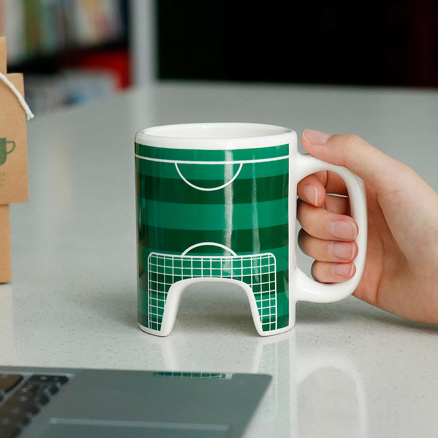 Soccer Mug Set Novelty Coffee Mug Gift for Man Include Finger Boot, Mini Ball,Funny Coffee Mug Soccer Mug Set for Corporate Gifts - Image 7