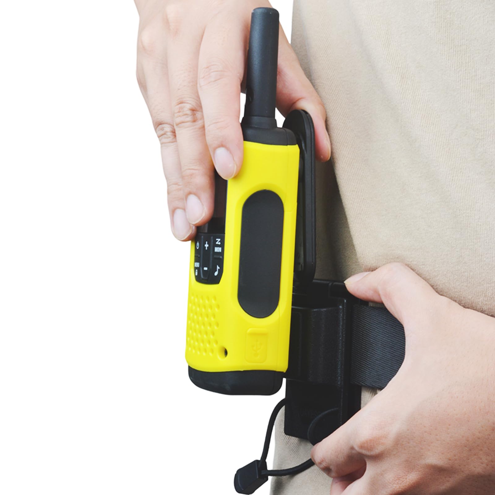 HYSHIKRA Two Way Radio Belt Clip Walkie Talkie Quick Disassembly Belts Accessories - Image 2