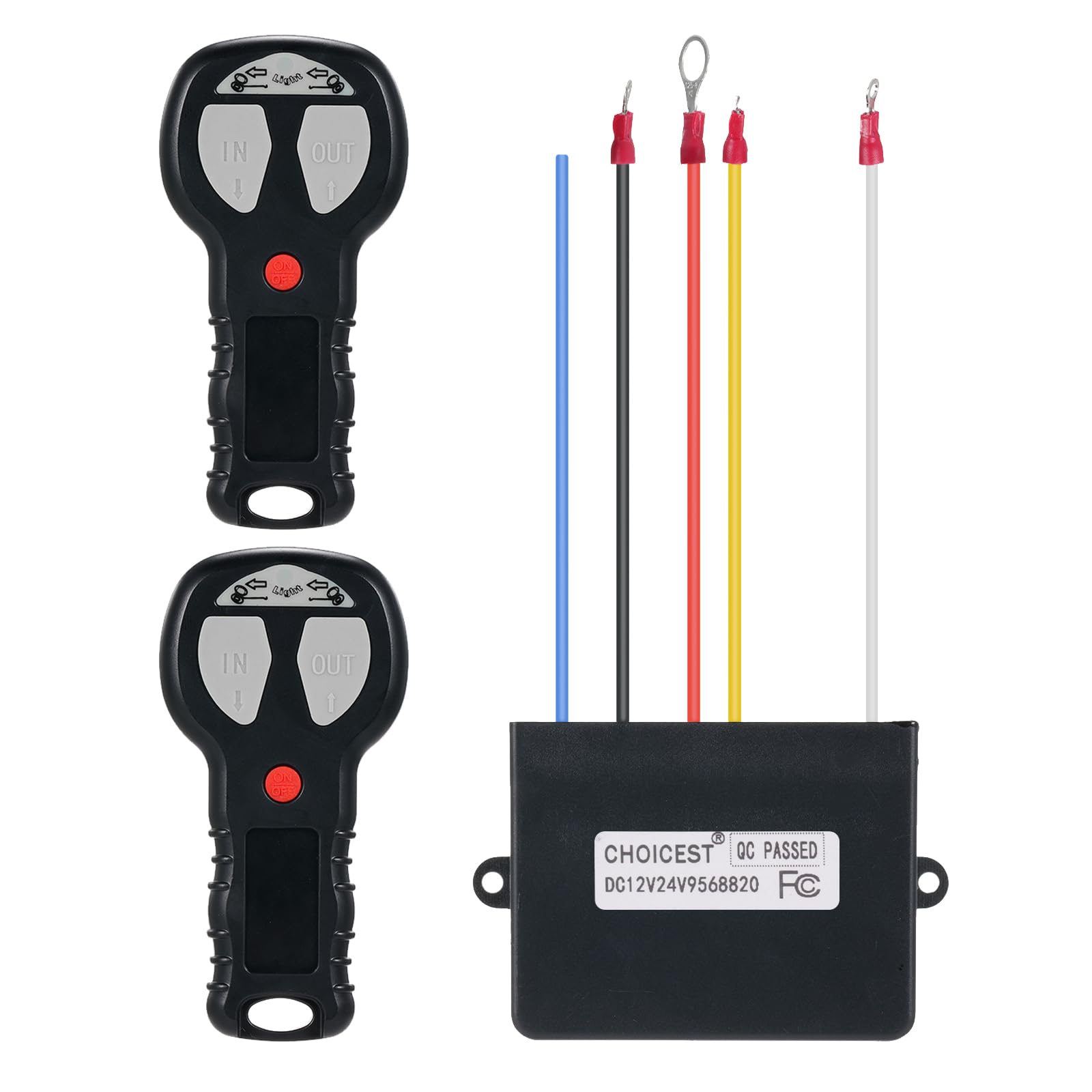 Telecomando Wireless Per Argano 12V Shkalacar - 2 Telecomandi E Ricevitore, Portata 50ft, Per Jeep E ATV - Foto 10