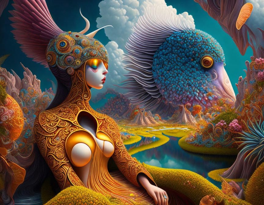 Affiches sur toile sans cadre 58x90 cm SERENDIPITP art étrange