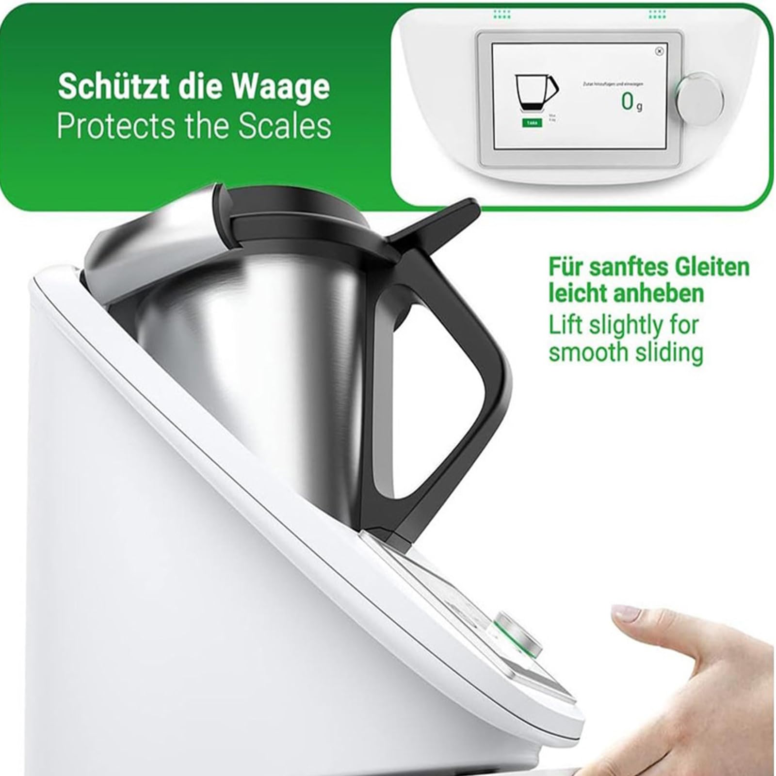 Glattes schwarzes Rolltablett für Kaffeezubehör Hervorragende Bewegung und verbesserte Stützgenauigkeit Skala Schiebetablett