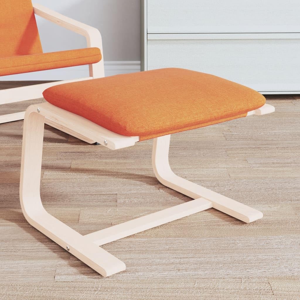 pouf poggiapiedi,pouf contenitore rotondo,Poggiapiedi Giallo Scuro 51x41x40 cm in TessutoGeeignet für Wohnzimmer, Schlafzimmer, Bad