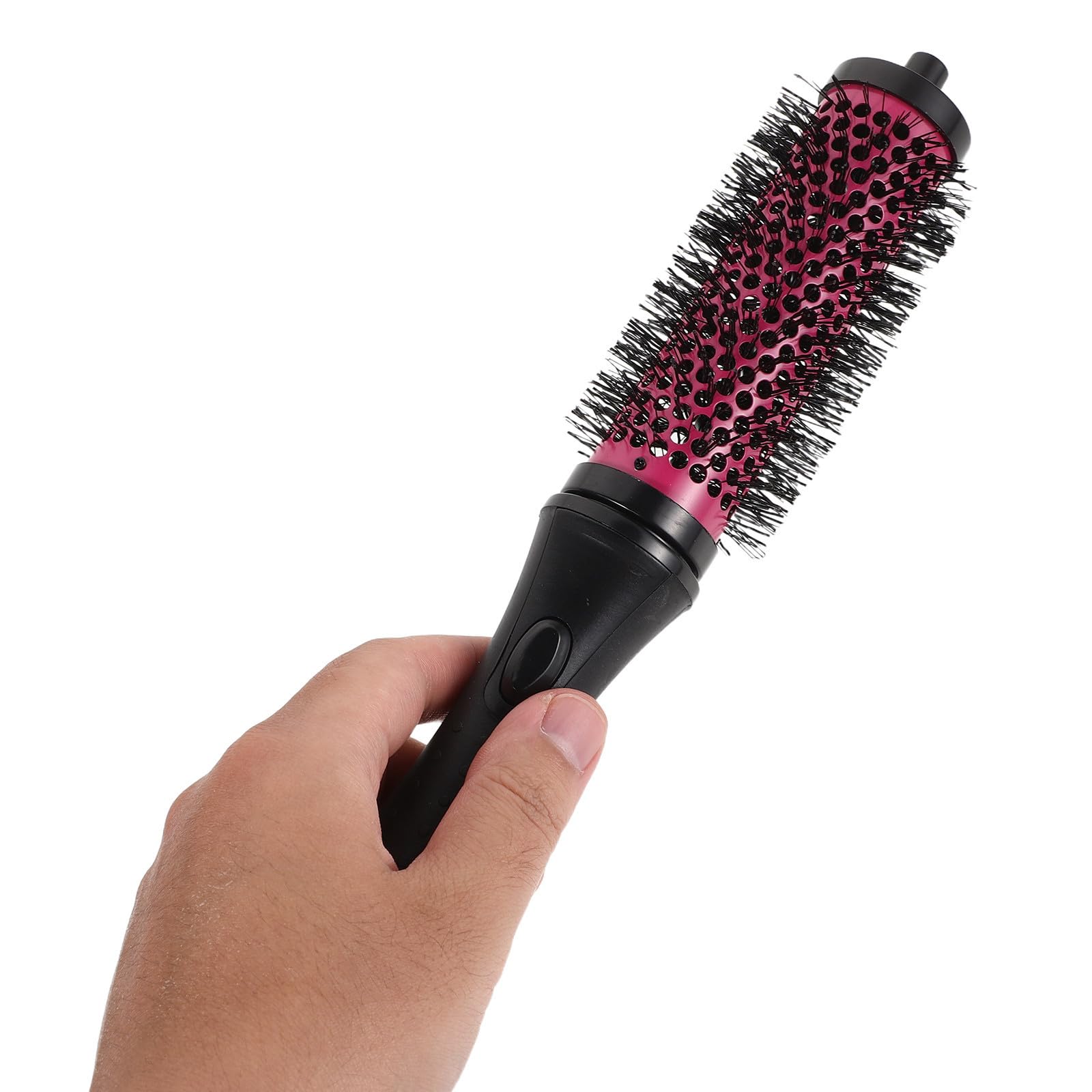 YARNOW Cepillo Redondo para Peinar Mango Desmontable, Rosa, Aluminio