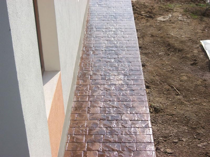 Molde de hormigón impreso imitacion adoquín 76x43 cm Belga, Ingles, Europeo - Moldes Hormigon Impreso Tematización… (FLEXIBLE)