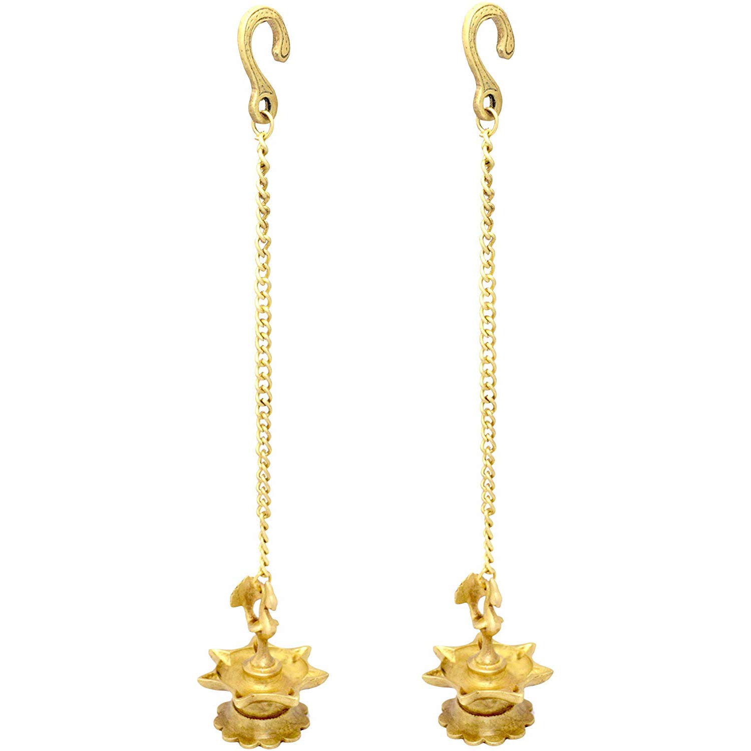 Religious & Catholic Hanging Sanctuary Lamp With Ruby Glass