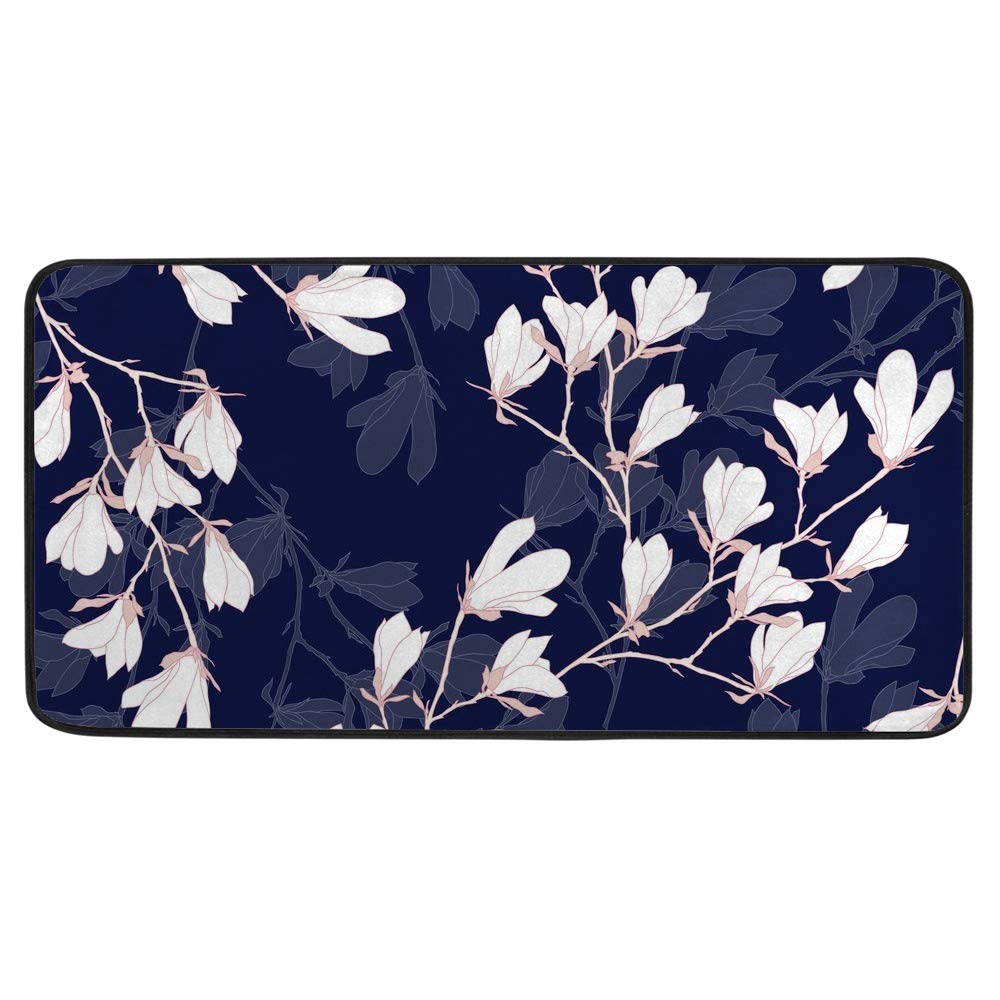 Tapis de cuisine antidérapant floral pour embellir votre espace cuisson