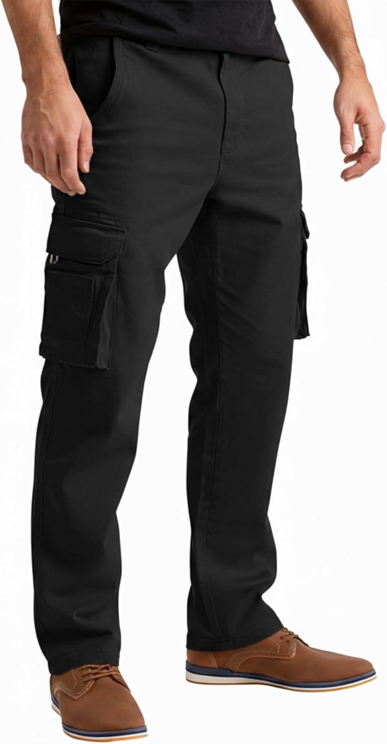Casual Cargo Pants for Men - Stretchable, Regular Fit Cargo Work Pants for Men - 6 Pocket Outdoor Mens Work Pants - Image 4