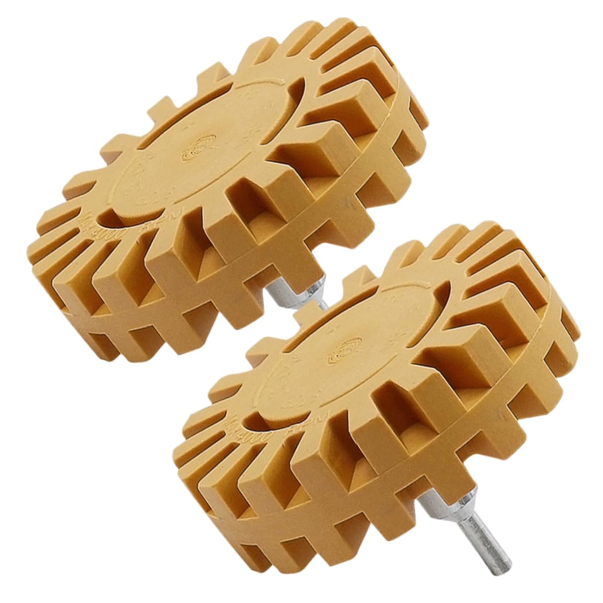 SOLUSTRE 2pcs Eraser Wheel Efficient Adhesive Paint Remover Compatible Pneumatic Tools for Vehicle Home Renovation for Quick Removal