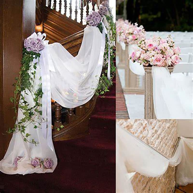 10m Organza Rolls do dekoracji weselnych i festiwalowych — F06(F13 10m)