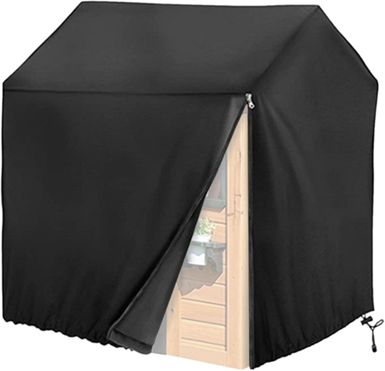 Playhouse Cover 43.3x47.2x55.1 inch, 210D Oxford Cloth Dust Cover with Adjustable Drawstring and Zipper, Protective