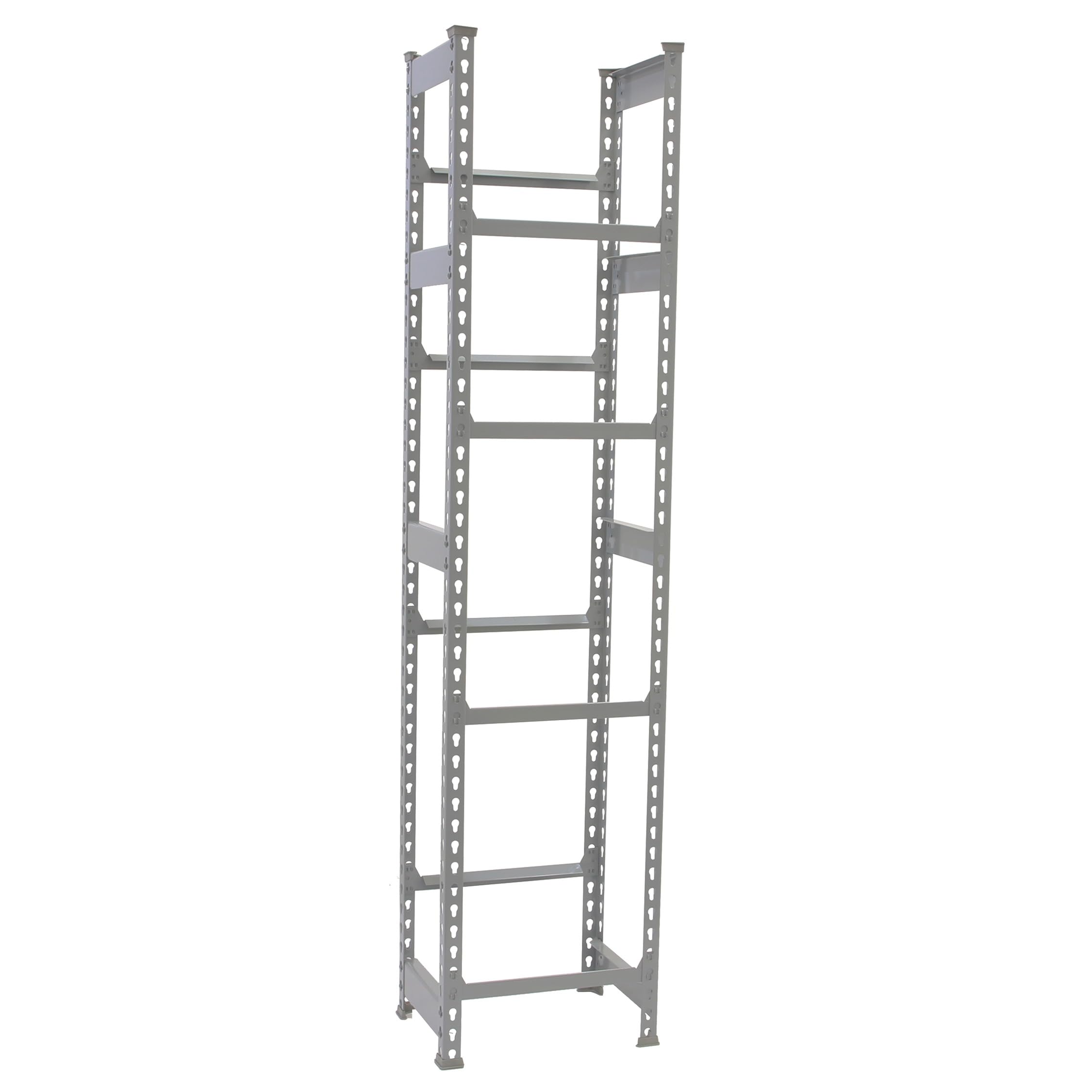 Simon Rack Estantería Cajas de Bebidas, 4 Cajas, 2000x400x300 mm, 4 Alturas, 100 kg de Punto Flexión, Estantería para Bebidas, Galvanizado - Simonbottle