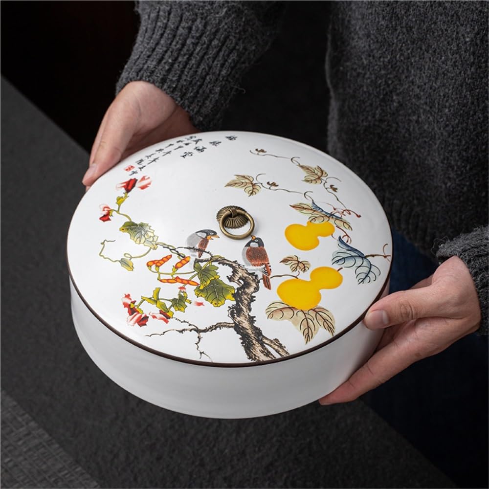 Tarros de Té Latas de cerámica for almacenamiento de pastel de té, latas apilables for almacenamiento de té a granel, cajas de pastel de té, latas de almacenamiento de alimentos for el hogar y la coci