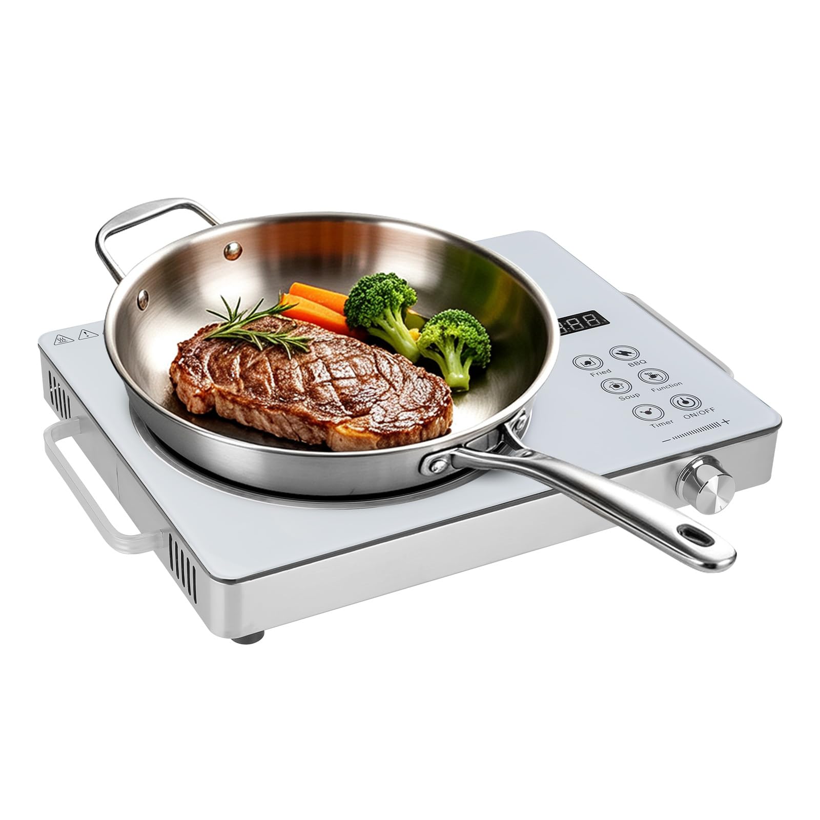 Portable Electric Single Burner Cooktop,3500W Infrared Hot Plate