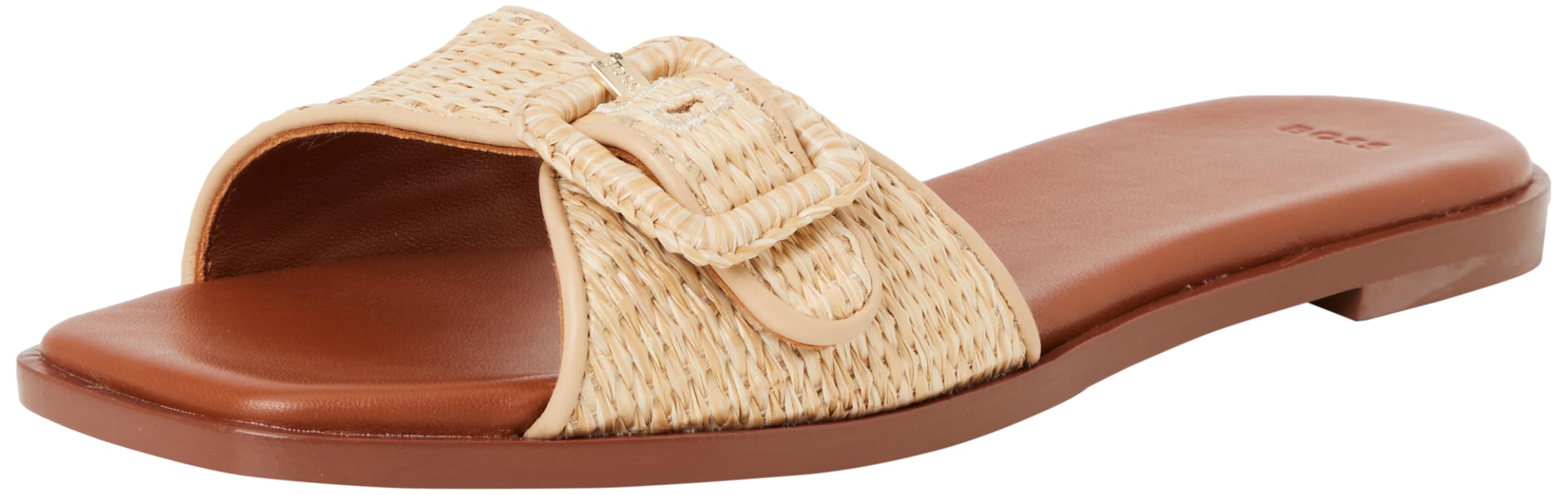 BOSS Charlize_Slid10_RFBK, WOMEN Slide, Light Beige,