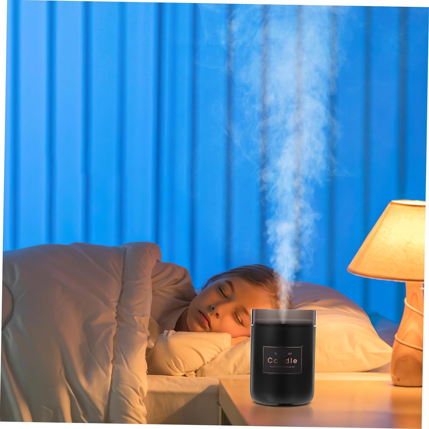 per Uso Domestico Mini umidificatore for Camera da Letto 2 Pezzi diffusore di Nebbia USB umidificatori da Tavolo umidificatore Portatile Mini Set Mini umidificatore Portatile