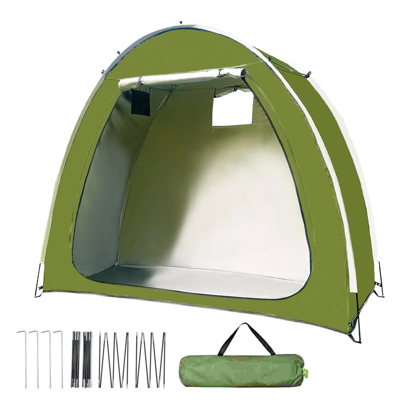 Tettoia Portabici Impermeabile, Antivento, Anti-UV, Portatile | Copertura Portatile Per Motocicletta Per Esterni, Giardino, Patio, Prato, Terrazza E Campeggio