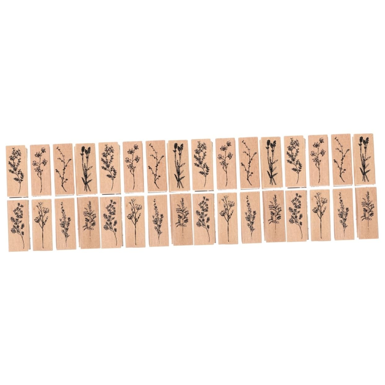 SHINEOFI 32pièces Pour Set De Décoratifs Pour Bricolage Et Scrapbooking Motifs Fleuris Et Vintages Pour Étiquettes Et Faites Main