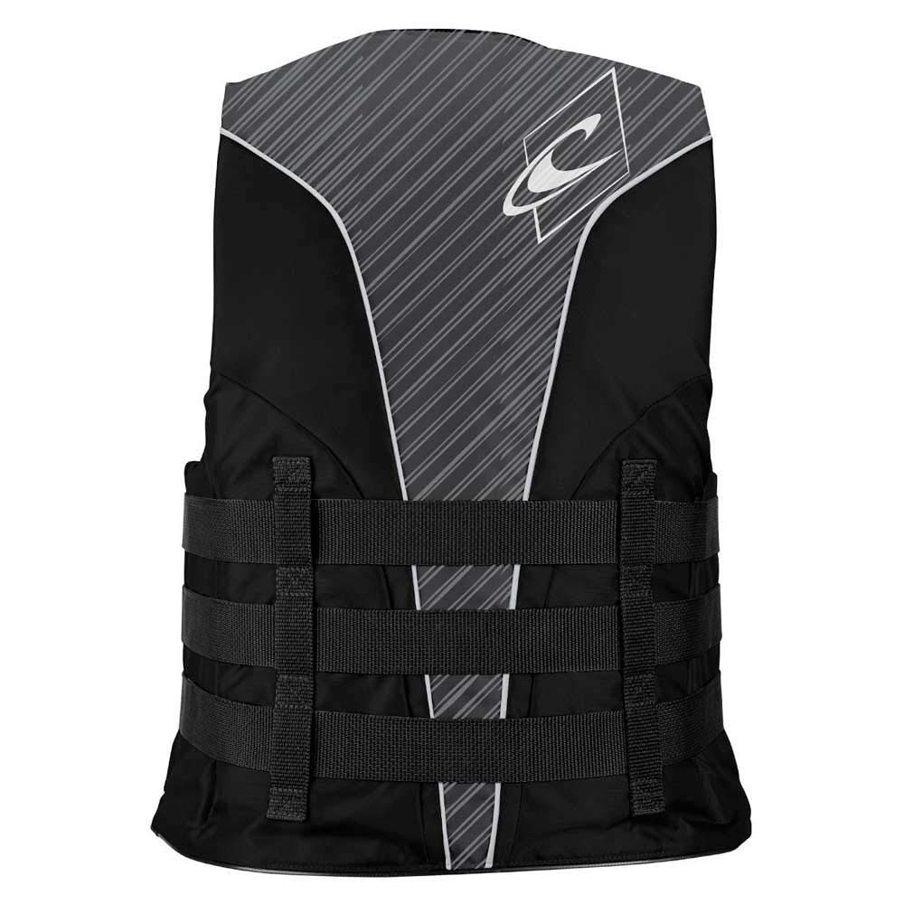 O'Neill Chaleco Salvavidas Superlite 50N ISO, Negro, Adulto, Unisex, Deportistas de Agua