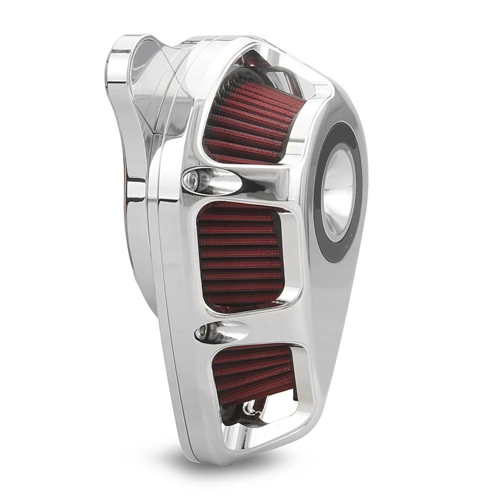Kompatybilność z Pit Bike crossowym‌ Pokrowiec przeciwdeszczowy Red Turnable Air Cleaner Intake Filter Fit For Harley Dyna 2000-2017 Softail Fatboy 2000-2015(RED FILTER)