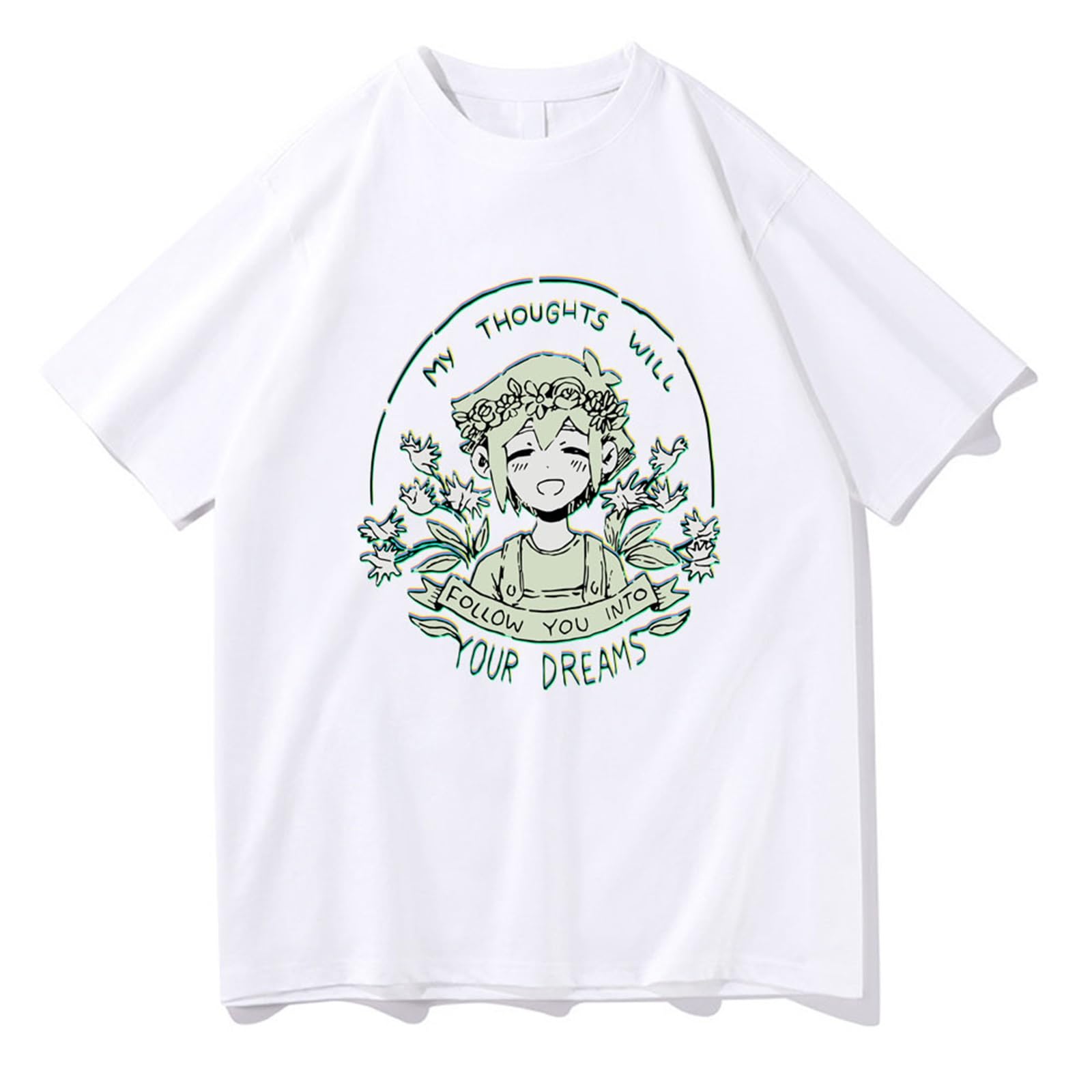 Fosike Omori Merch T-shirt Men’s Short Sleeves Tshirt Omori Game Tee Shirt Crew Neck Harajuku Casual Top
