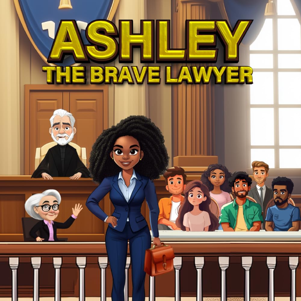 Ashley The Brave Lawyer: An Empowering Children’s Book About Justice, Confidence, and Big Dreams for Kids Ages 5-10