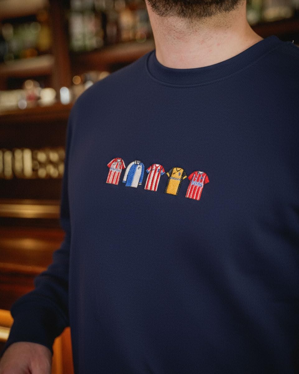 Sudadera Afición Rojiblanca Navy