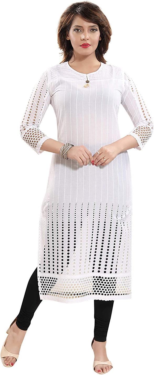 QUEEN SHIELD Women Rayon Kurta(QS_1010)