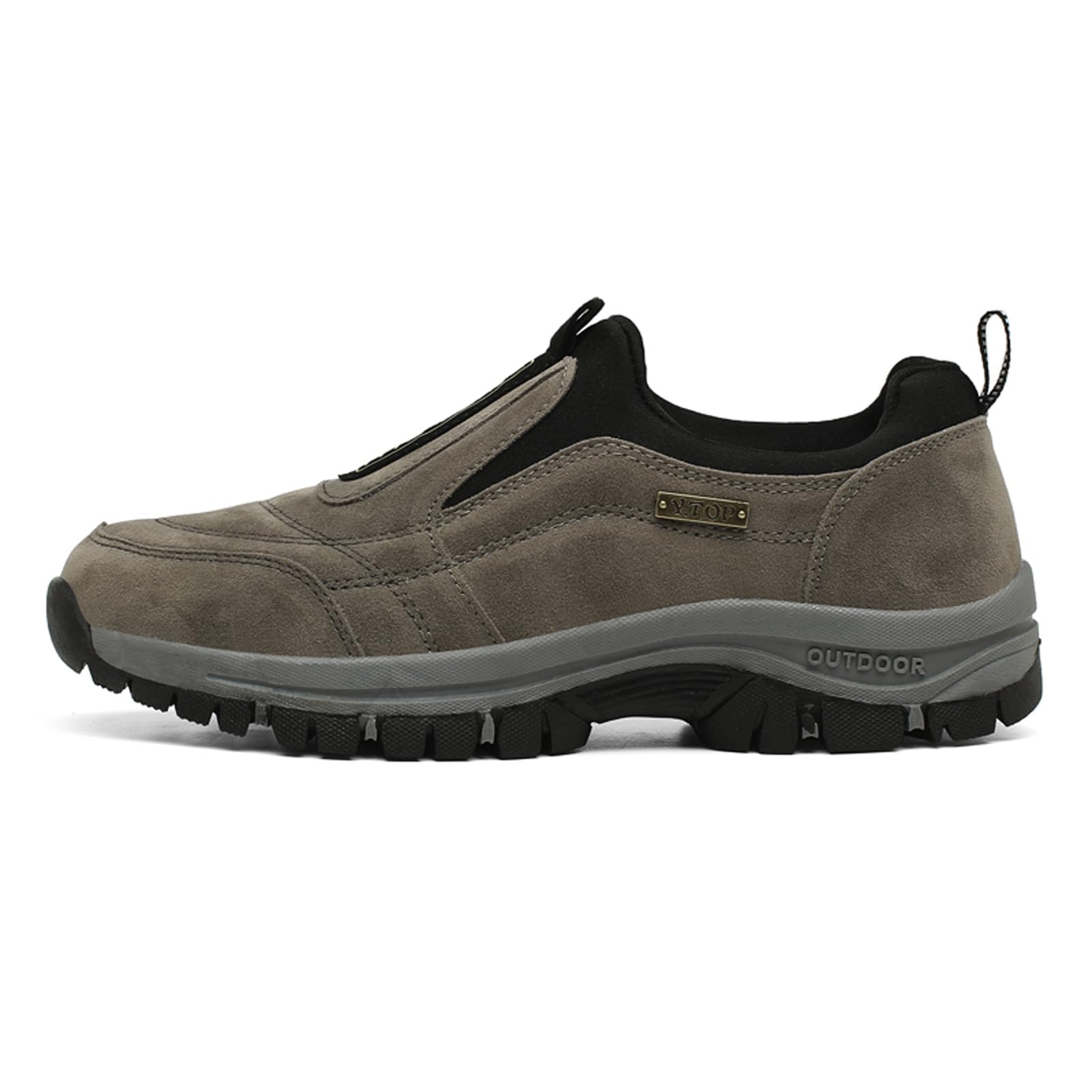 Orthopädische Schuhe Herren extra breite Schuhe Slip On Walking Schuhe mit Fußgewölbestütze
