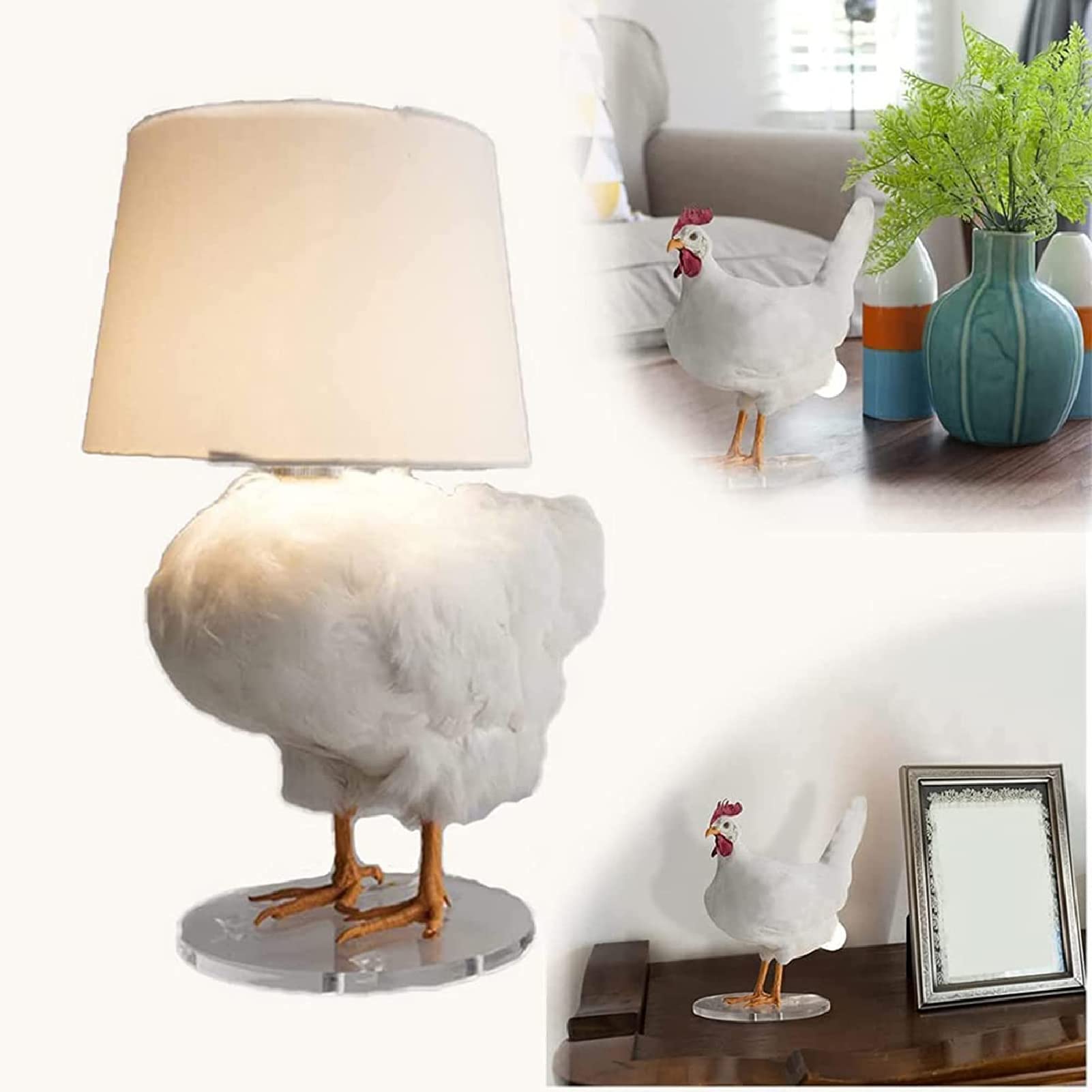 BUMP OF CHICKEN　LAMP Amazon.com: Eggs Lamp,Chicken Lamp with Egg in Butt Chicken