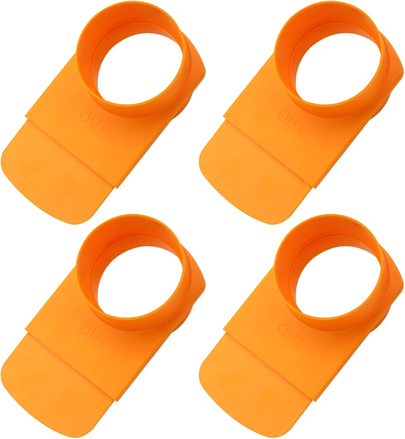 70294 Integrated Blast Gate Clog Resistant, 2 1/2 Inch Blast Gates Dust Collection for Dust Collection Systems(4 Pack)