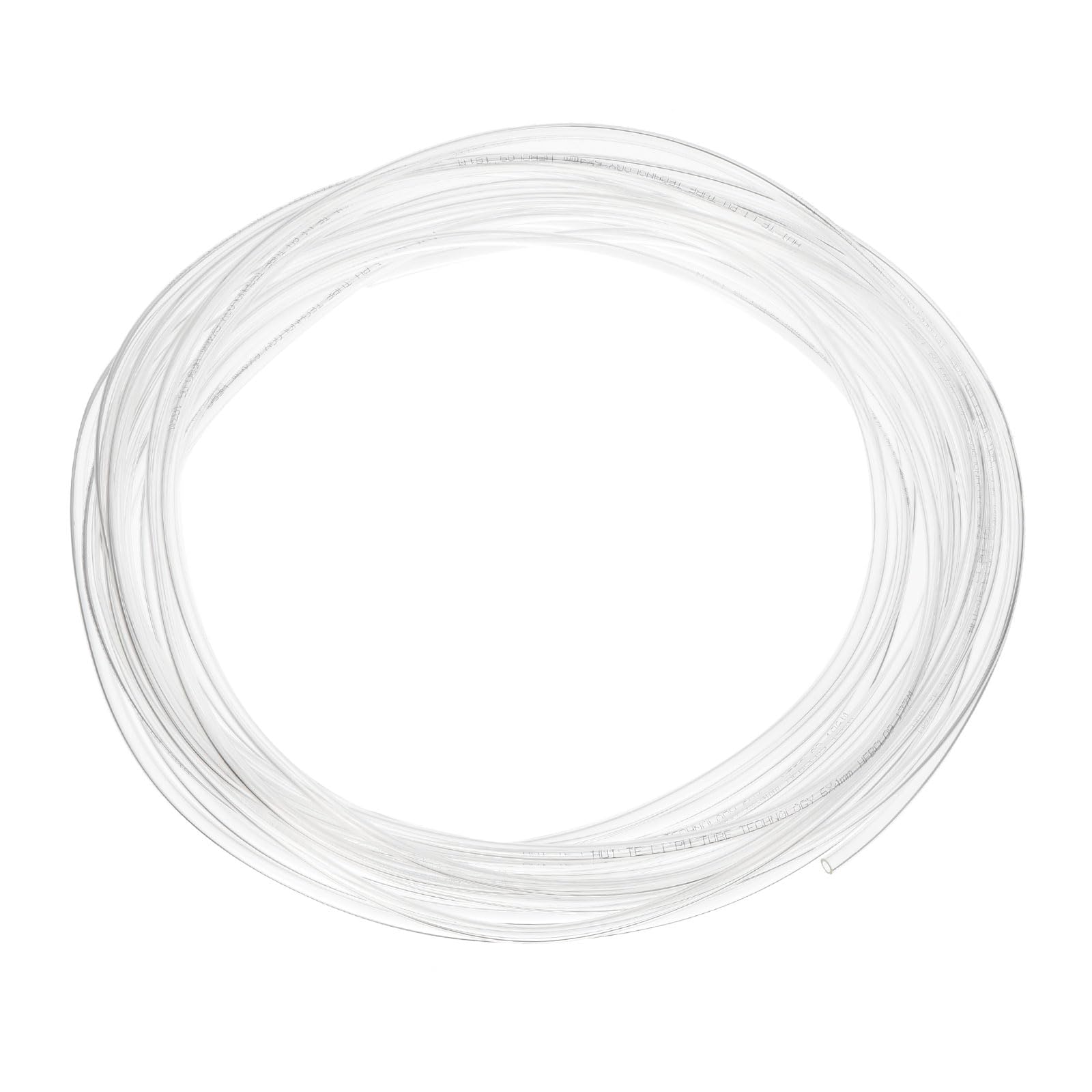 Rebower PU Air Tubing Hose, 6mm x 4mm Clear, 39.4FT, 1pcs, 6mm x 4mm x 12m