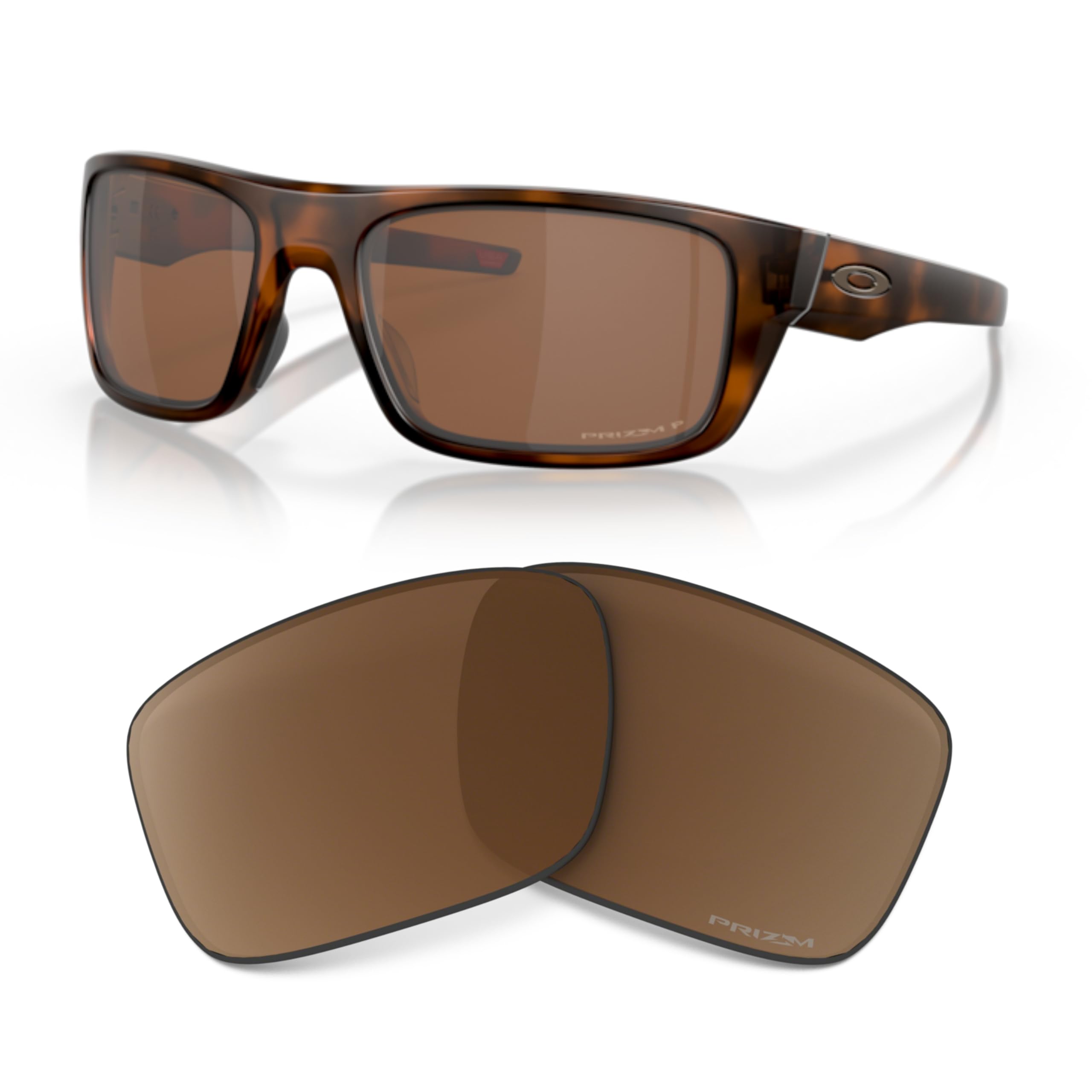 OAKLEY Original Drop Point OO9367 Replacement Lenses For Men For Women Bag+ Bundle Microfiber Pouch -FRAMES NOT INCLUDED