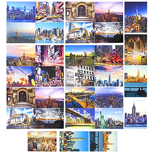 ニューヨークのポストカード New York Postcards Set of 30 Styles. Collectible Edition of