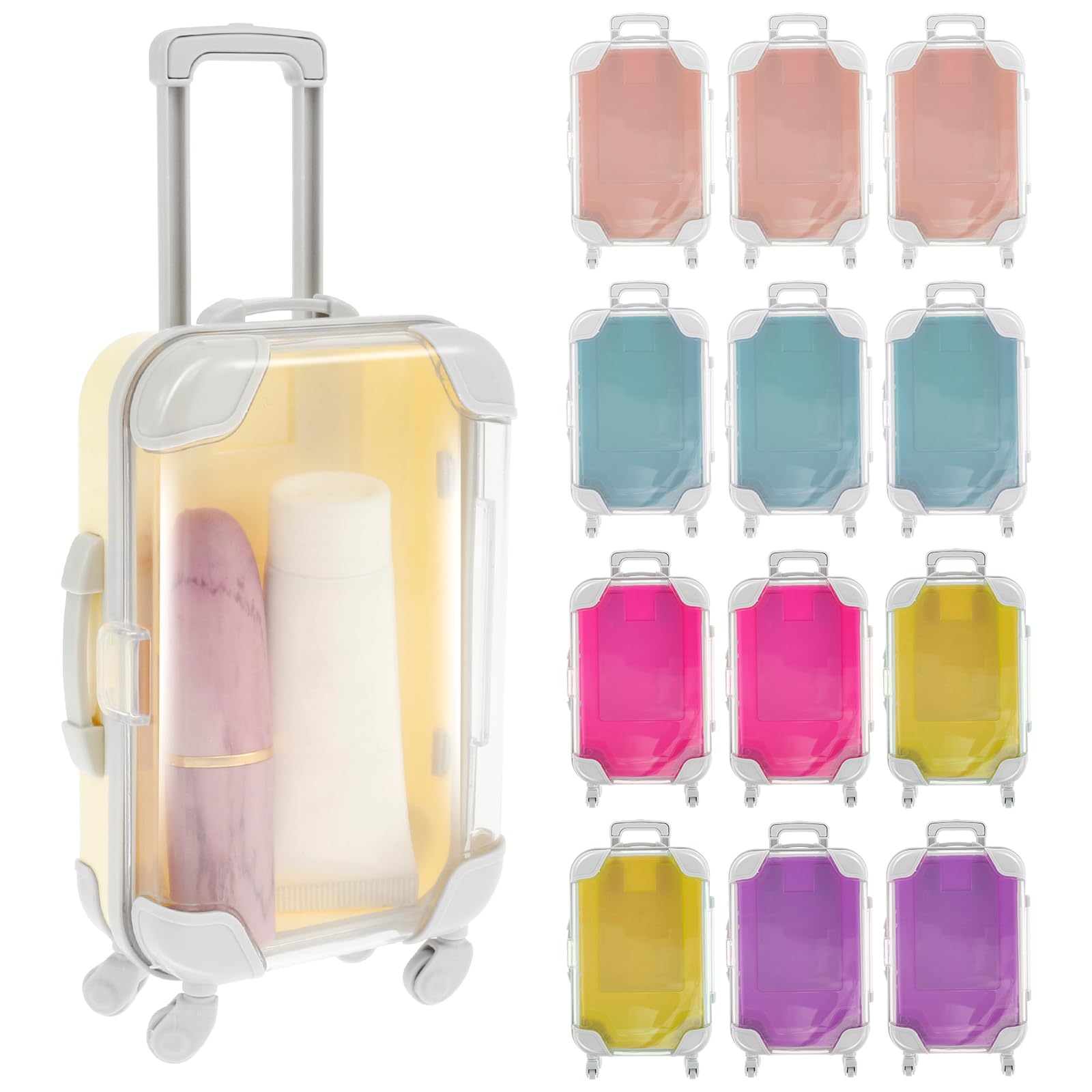 Amazon.com: 12Pcs Mini Suitcase Party Favor Box, Mini Suitcase