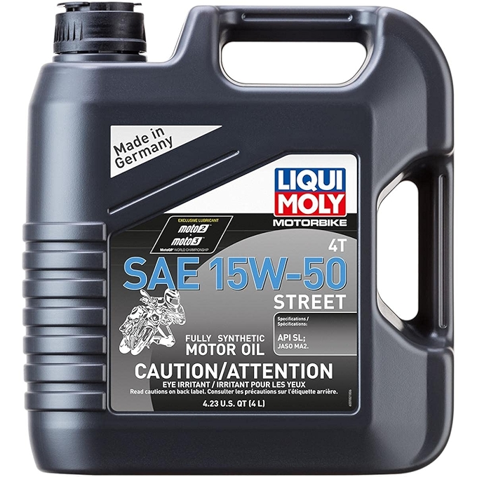 Liqui Moly 4T 15W-50 街道摩托机油 4L