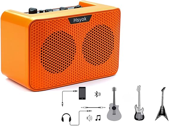 Electric Guitar Amplifier Speaker 10 Watt Electric Guitar AMP,Orange speaker