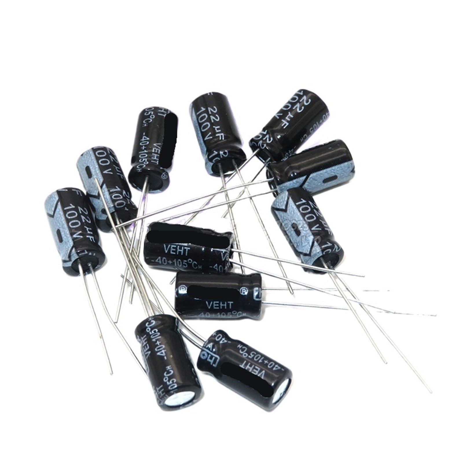 ICXLPMC 50PCS 100V22UF 6 * 11 22UF 100V 6 * 11MM Electrolytic capacitor