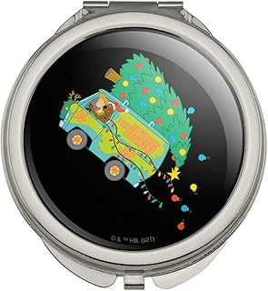 Scooby Mystery Machine Christmas Compact Travel Purse Handbag Makeup Mirror